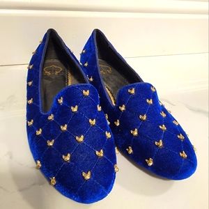 New Royal blue frenchie flats